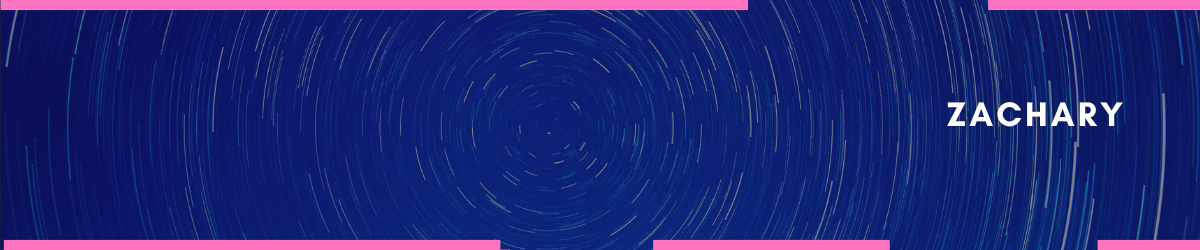 Zachary's Website Header